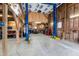 Large workshop with professional auto lift and plenty of room for tools and equipment at 3615 E State Rd 32, Lebanon, IN 46052