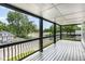 Wide patio with black railings offers outdoor living space at 4242 Winthrop Ave, Indianapolis, IN 46205