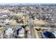 An aerial view of a neighborhood showcasing the home's location and surrounding streets at 59 E Troy Ave, Indianapolis, IN 46225