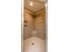 Shower stall with a corner seat and built-in shelves at 6117 Arctic Cir, Indianapolis, IN 46237