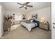Bedroom featuring neutral decor and a comfy bed at 615 Conner Creek Dr, Fishers, IN 46038