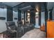 Well-designed theater room featuring comfortable seating and soundproofing at 6530 Grant Wood Ct, Indianapolis, IN 46256