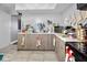 Functional kitchen featuring modern countertops, ample storage, and a clean, efficient layout at 817 Hamilton St, Lebanon, IN 46052