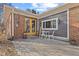 Rear patio area with room to relax and enjoy the outdoors at 8401 N College Ave, Indianapolis, IN 46240