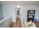 Hallway leading into a bedroom with a view of the closet at 10708 Inspiration Dr, Indianapolis, IN 46259