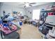 Spacious home office with ample desk space and storage, designed for productivity and creativity at 10708 Inspiration Dr, Indianapolis, IN 46259