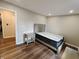 This cozy bedroom features recessed lighting and neutral paint at 1282 Highpointe Blvd, Shelbyville, IN 46176