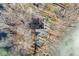 Birds eye view of home, dock, and surrounding property at 18 Point Ln, Arcadia, IN 46030