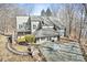 Expansive deck and beautiful outdoor space with seating, perfect for enjoying scenic views at 18 Point Ln, Arcadia, IN 46030