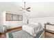 Cozy bedroom featuring a comfortable bed and nice carpet at 18 Point Ln, Arcadia, IN 46030