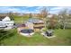 Exterior showcasing home with fenced in pool, deck and gazebo at 2141 E County Road 200 N, Danville, IN 46122