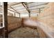 Barn with dirt floor, wood beams and planks at 2141 E County Road 200 N, Danville, IN 46122