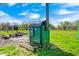 Exterior of the backyard outbuilding for storing firewood on lush property at 2141 E County Road 200 N, Danville, IN 46122