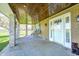 Welcoming porch with a wood plank ceiling and an entrance, perfect for enjoying the outdoors at 2141 E County Road 200 N, Danville, IN 46122