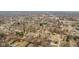 Overhead view of a residential area featuring diverse housing and greenery at 2253 W Coil St, Indianapolis, IN 46260