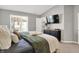 Main bedroom with a view of the neighborhood at 3046 W New York St, Indianapolis, IN 46222