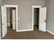 Bedroom featuring two doorways and a closet at 3132 E 36Th St, Indianapolis, IN 46218