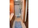 Cozy bathroom featuring a vanity, a bathtub, and a shower at 3546 Stierwalt Rd, Quincy, IN 47456