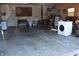 Spacious garage interior with concrete flooring, offering potential for storage and workshop space at 3546 Stierwalt Rd, Quincy, IN 47456