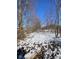 Secluded backyard, with mature trees providing privacy and a natural setting at 6944 E 300 S, Greenfield, IN 46140