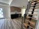 Modern kitchen features stainless steel appliances and light wood cabinets at 744 Wallace Ave, Indianapolis, IN 46201