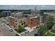 Aerial shot of new construction, surrounded by landscaping at 76 E Wayne St # B, Franklin, IN 46131