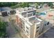 New townhomes show off modern exteriors and private terraces at 76 E Wayne St # B, Franklin, IN 46131