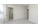 Bedroom with carpet floor, window, and closet at 9730 Behner Dr, Fishers, IN 46250