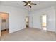 Spacious main bedroom with ceiling fan and large closet at 120 White Lick Dr, Indianapolis, IN 46227