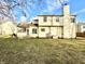Spacious backyard featuring a lawn, trees, and the back of the home at 1470 Northern Valley Trl, Avon, IN 46123