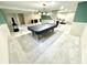 Basement featuring carpeting and a pool table with a black cover at 1470 Northern Valley Trl, Avon, IN 46123