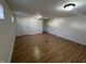 Finished basement features a well-lit and open layout, ideal for versatile living spaces at 1509 S Hawthorne Ln, Indianapolis, IN 46203