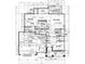First floor plan showing the layout of living spaces, kitchen, great room, and garage with dimensions and features at 16808 Audley Ave, Westfield, IN 46074