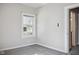 Bedroom featuring carpet flooring, neutral paint, and a single window at 2022 Newton St, Columbus, IN 47201