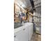 Basement featuring the home's utility system, washer and dryer at 2323 Chaucer Dr, Columbus, IN 47201