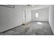 Spacious garage with two doors and access to the attic at 4713 Calhoun St, Indianapolis, IN 46203