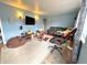 Spacious living room with hardwood floors, and a cozy atmosphere at 505 Birch St, Beech Grove, IN 46107