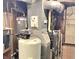 Includes a water heater, furnace, and related equipment, showcasing the home's utilities and systems at 505 Birch St, Beech Grove, IN 46107