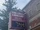 Tri-Area Library sign provides time and temperature, courtesy of State Bank of Lizton, in the community at 5533 Wilson Way, Jamestown, IN 46147