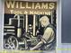 Williams Tool & Machine mural art on the exterior window at 5533 Wilson Way, Jamestown, IN 46147