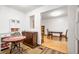 Bright dining area with modern finishes and lots of natural light at 6440 Watercrest Way, Indianapolis, IN 46278