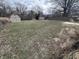 Spacious backyard has room for garden, shed, and entertaining at 7807 Inverness Dr, Indianapolis, IN 46237