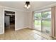 Dining Room with tile floor and sliding door to backyard at 812 Madison St, Frankton, IN 46044