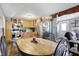 Open kitchen with stainless steel appliances and dining area at 8657 S Nash Dr, Nineveh, IN 46164
