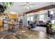 Open floor plan showcasing the kitchen, dining, and living areas, perfect for seamless entertaining and Gathering gatherings at 8657 S Nash Dr, Nineveh, IN 46164