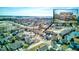 Aerial view of the neighborhood showcasing the home's location within a well-planned community and picturesque surroundings at 917 Claiborne Ln, Lebanon, IN 46052