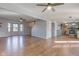 Open-concept living space showcases hardwood floors, recessed lighting, and neutral color palette at 917 Claiborne Ln, Lebanon, IN 46052