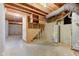 View of basement showing utilities at 10046 Gate Dr, Indianapolis, IN 46239