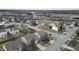 Aerial view of a residential neighborhood with well-maintained homes and landscaping at 12486 Schoolhouse Rd, Fishers, IN 46037