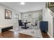 Bright dining room featuring a stylish rug and ample natural light at 12486 Schoolhouse Rd, Fishers, IN 46037